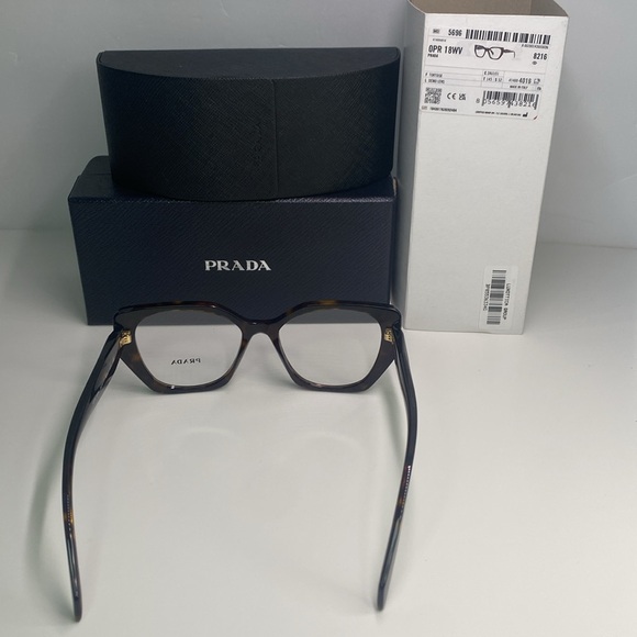 New Authentic Prada PR 18WV tortoise VPR 18W Eyeglasses - Picture 9 of 14